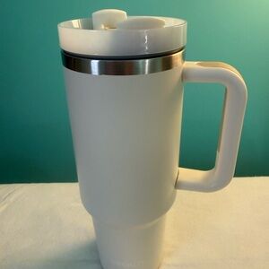 White Insulated Travel Mug